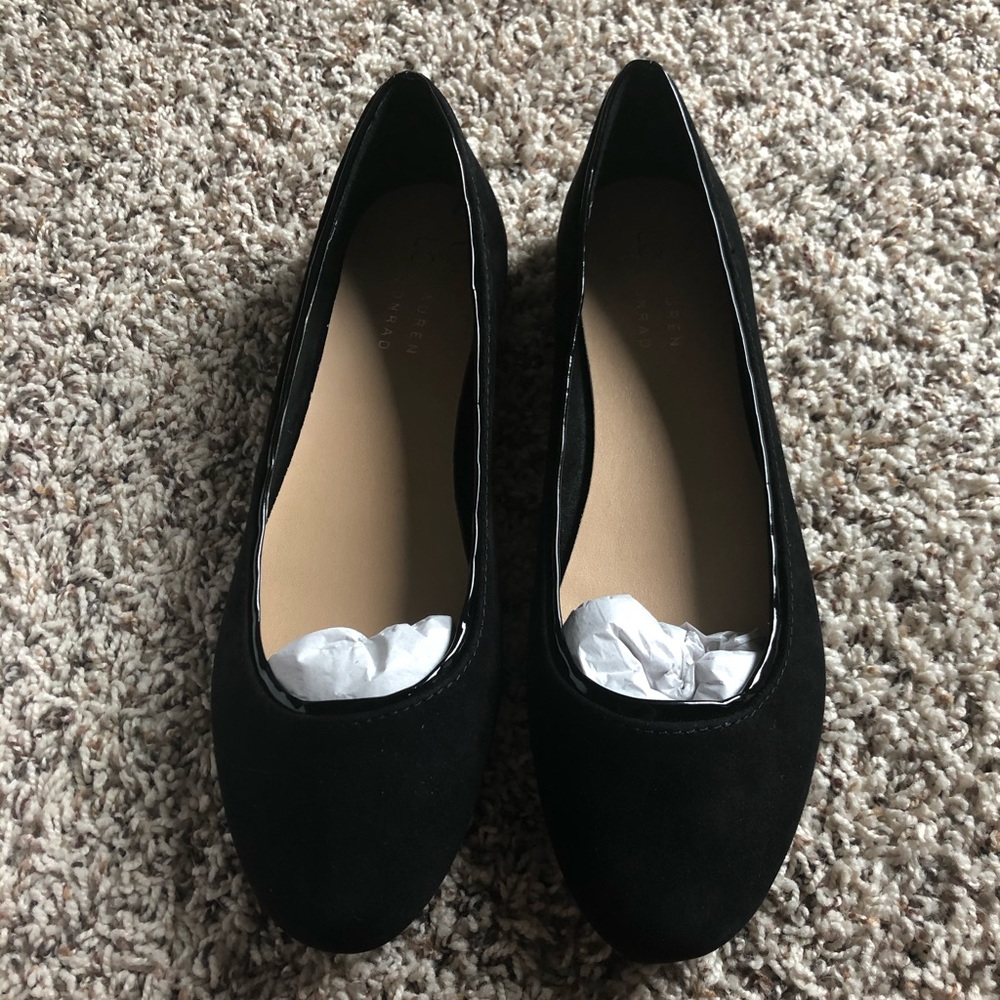 NWT in box lauren Conrad black flats - Picture 4 of 9